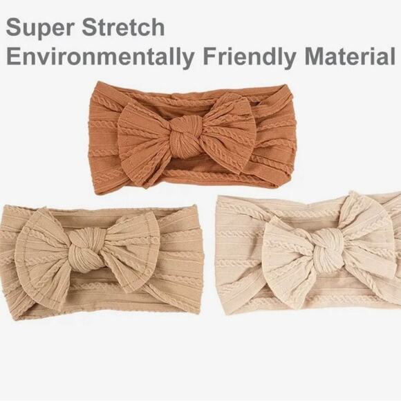 New baby, toddler girl 3 piece headbands - Picture 3 of 10